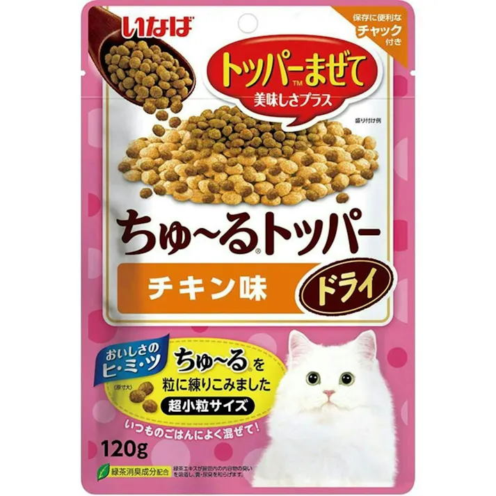 いなば ちゅ~る トッパードライ チキン味 120g ちゅーる 高嗜好性 おやつ 猫用 3754374001【別送品】