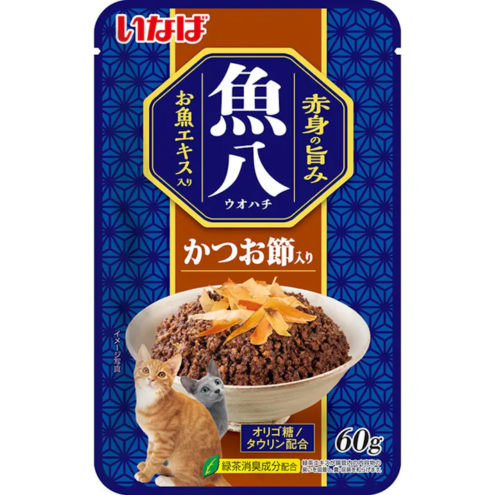いなば 魚八パウチかつお節入り60g 4901133631696 3754450001【別送品】