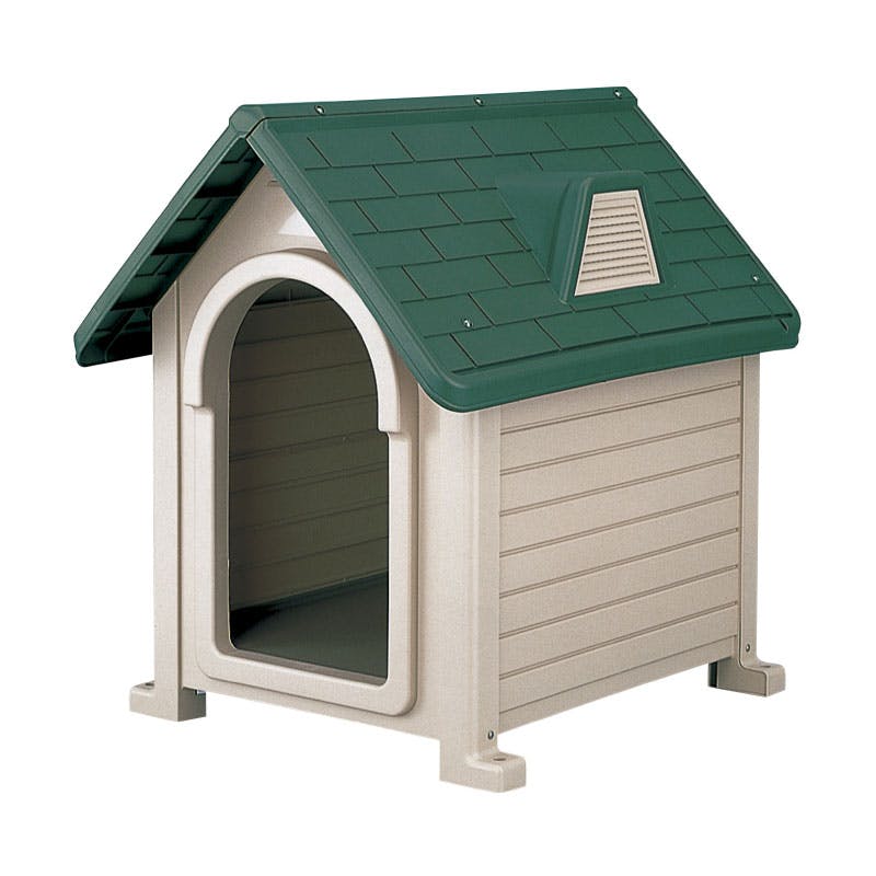 リッチェル ペットハウス DX-580 ダークグリーン 中型犬 通気性・断熱性 サークル・ケージ【取り寄せ】 952003001【別送品】