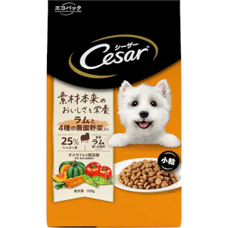 シーザードライ ラムと野菜小粒700g 厳選素材 成犬用 総合栄養食 1081514001【別送品】