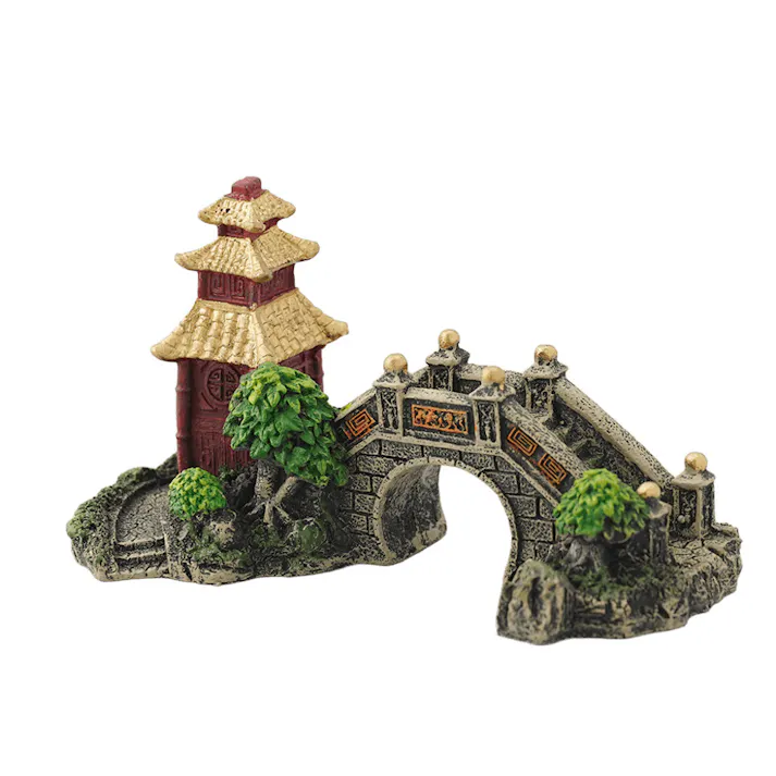 aquaneru オーナメント日本庭園 アクアリウム 水槽レイアウト オブジェ 1622620001【別送品】