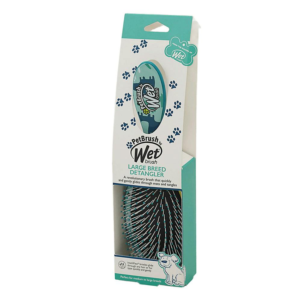 Wetbrush ラージブリードディタングラー ペットブラシ マッサージ 犬猫兼用 1679004001 ひんやりマット・プレート Wetbrush ラージブリードディタングラー ペットブラシ マッサージ 犬猫兼用 1679004001 ひんやりマット・プレート