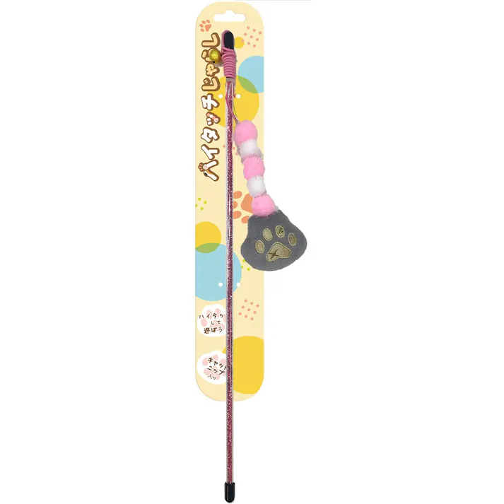 スーパーキャット ハイタッチじゃらしピンク 猫用おもちゃ 猫じゃらし 運動不足解消 2251481001【別送品】