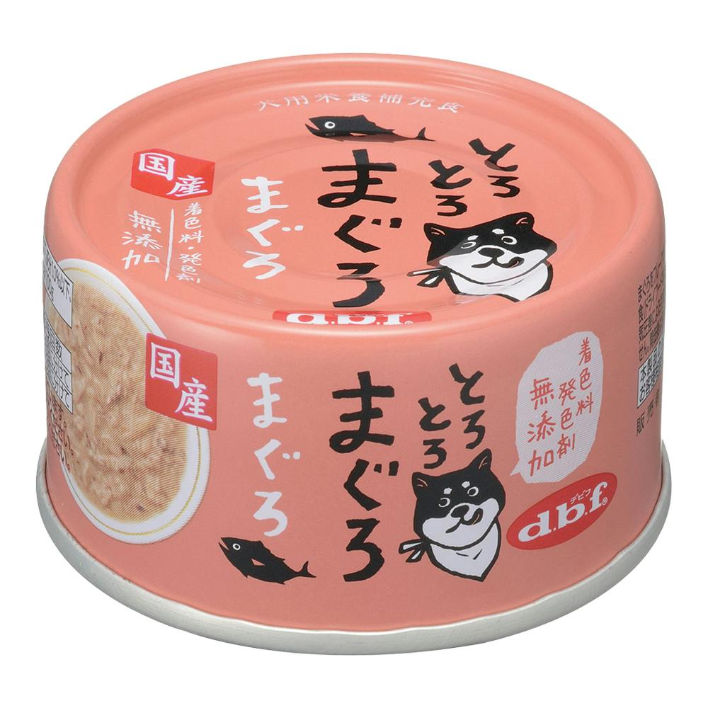 デビフ とろとろまぐろ まぐろ60g とろみタイプ 着色料・発色剤無添加 ウェットフード 2400614001 犬用ウェットフード(缶)