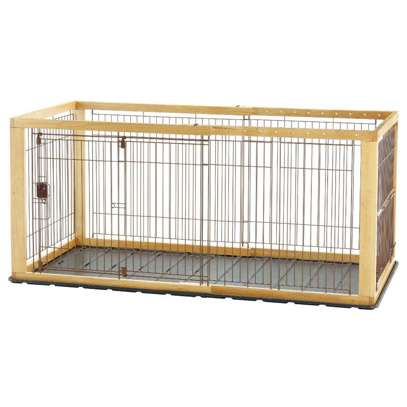 リッチェル 木製スライドペットサークル ワイド ナチュラル 中型犬 カスタマイズ サークル・ケージ ナチュラル 2800625001 ペットサークル・ケージ リッチェル 木製スライドペットサークル ワイド ナチュラル 中型犬 カスタマイズ サークル・ケージ ナチュラル 2800625001 ペットサークル・ケージ