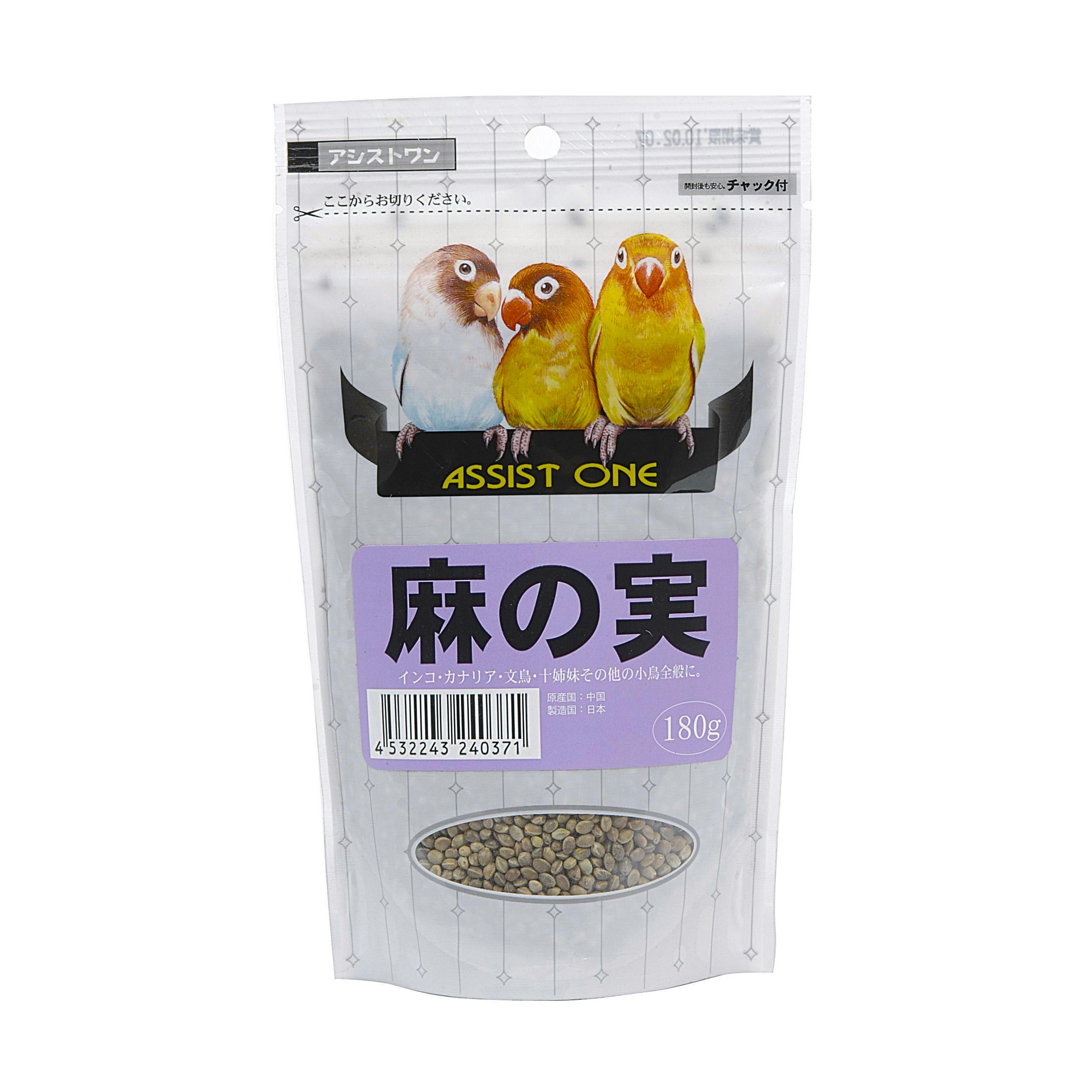 アラタ アシストONE麻の実180g 鳥フード 間食 小鳥 2830050001【別送品】