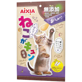 ねこがキュン ほたて味7g×12 猫用おやつ 無添加 国産 3001348001【別送品】