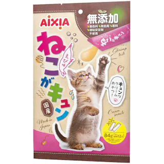 ねこがキュン えび味7g×12 猫用おやつ 無添加 国産 3001351001【別送品】