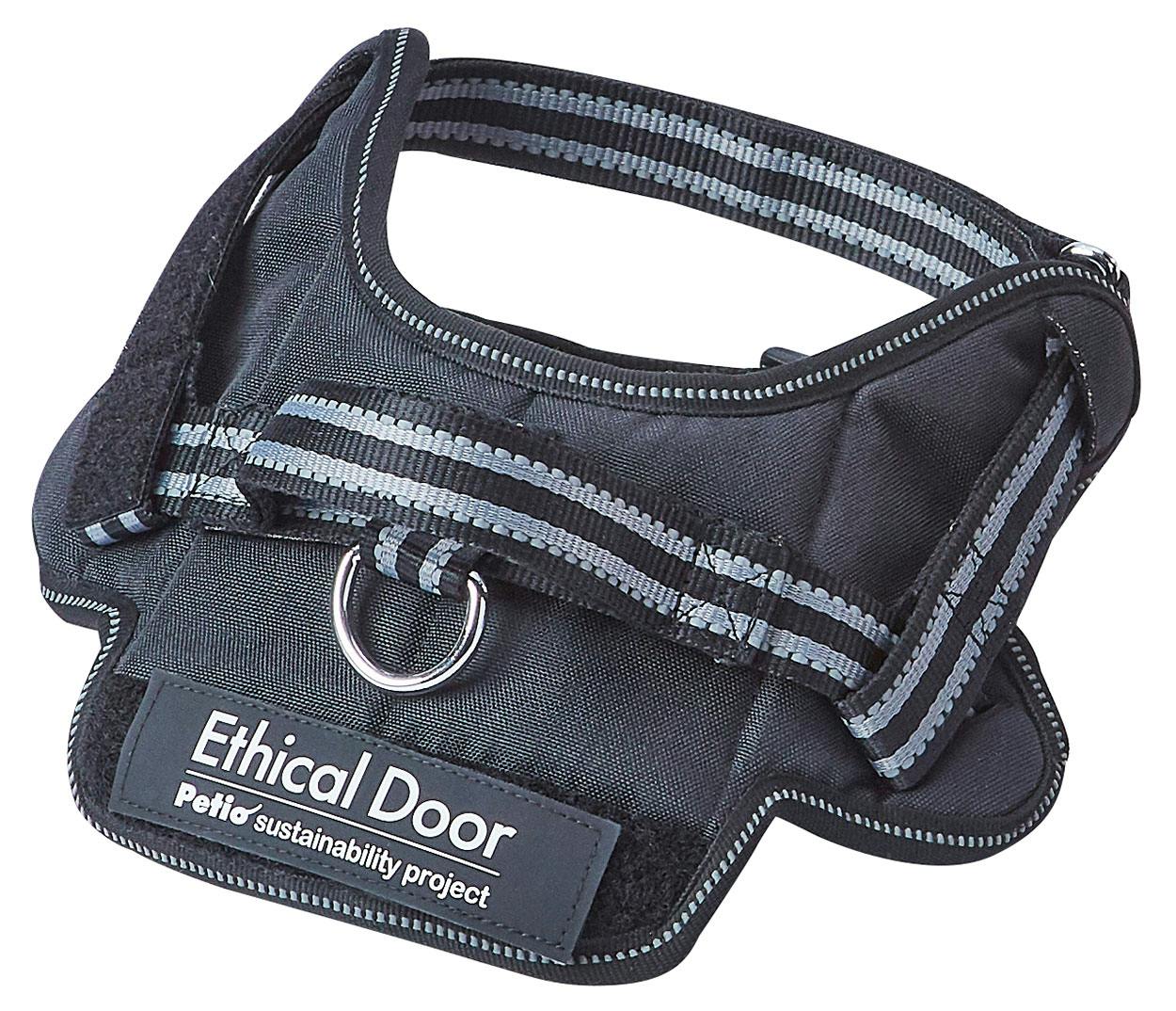 ペティオ EDイージーウェアハーネスブラックM 胴輪 中型犬 犬用品 3419186001【別送品】