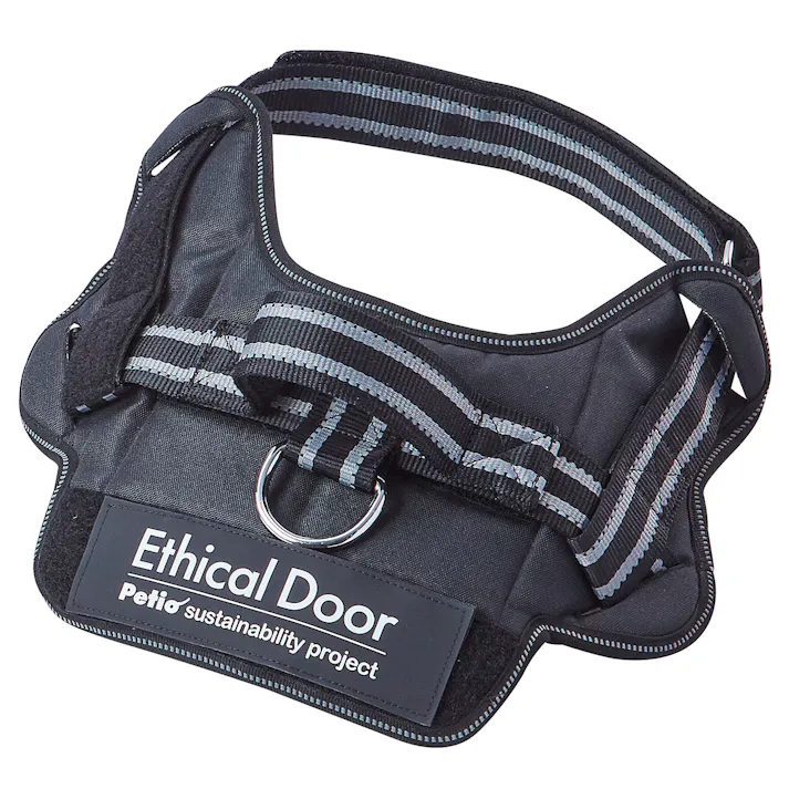 ペティオ EDイージーウェアハーネスブラックL 胴輪 中型犬・大型犬 犬用品 3419187001【別送品】