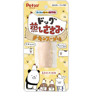 ペティオ ハッスルおやつ研究所 ドッグ蒸しささみチキンスープ 犬用おやつ 着色料不使用 3419397001【別送品】