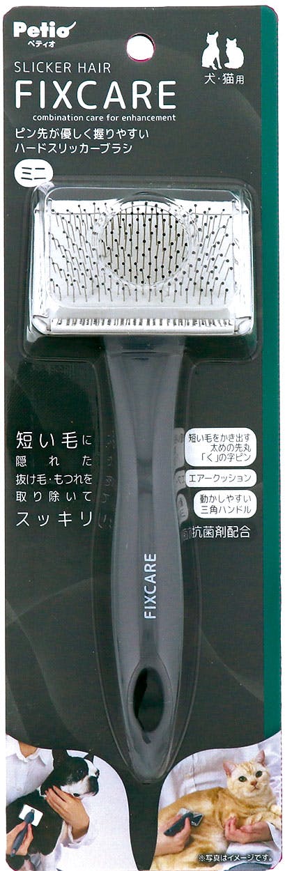 ペティオ FIXCAREハードスリッカーブラシミニ お手入れ 握りやすい 犬猫兼用 3419522001 ひんやりマット・プレート ペティオ FIXCAREハードスリッカーブラシミニ お手入れ 握りやすい 犬猫兼用 3419522001 ひんやりマット・プレート