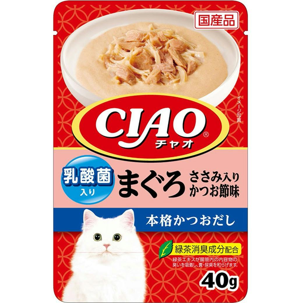 CIAO パウチ 乳酸菌まぐろささみかつお節味40g キャットフード ウェットフード 国産 3752151001 猫用ウェットフード(パウチ) CIAO パウチ 乳酸菌まぐろささみかつお節味40g キャットフード ウェットフード 国産 3752151001 猫用ウェットフード(パウチ)