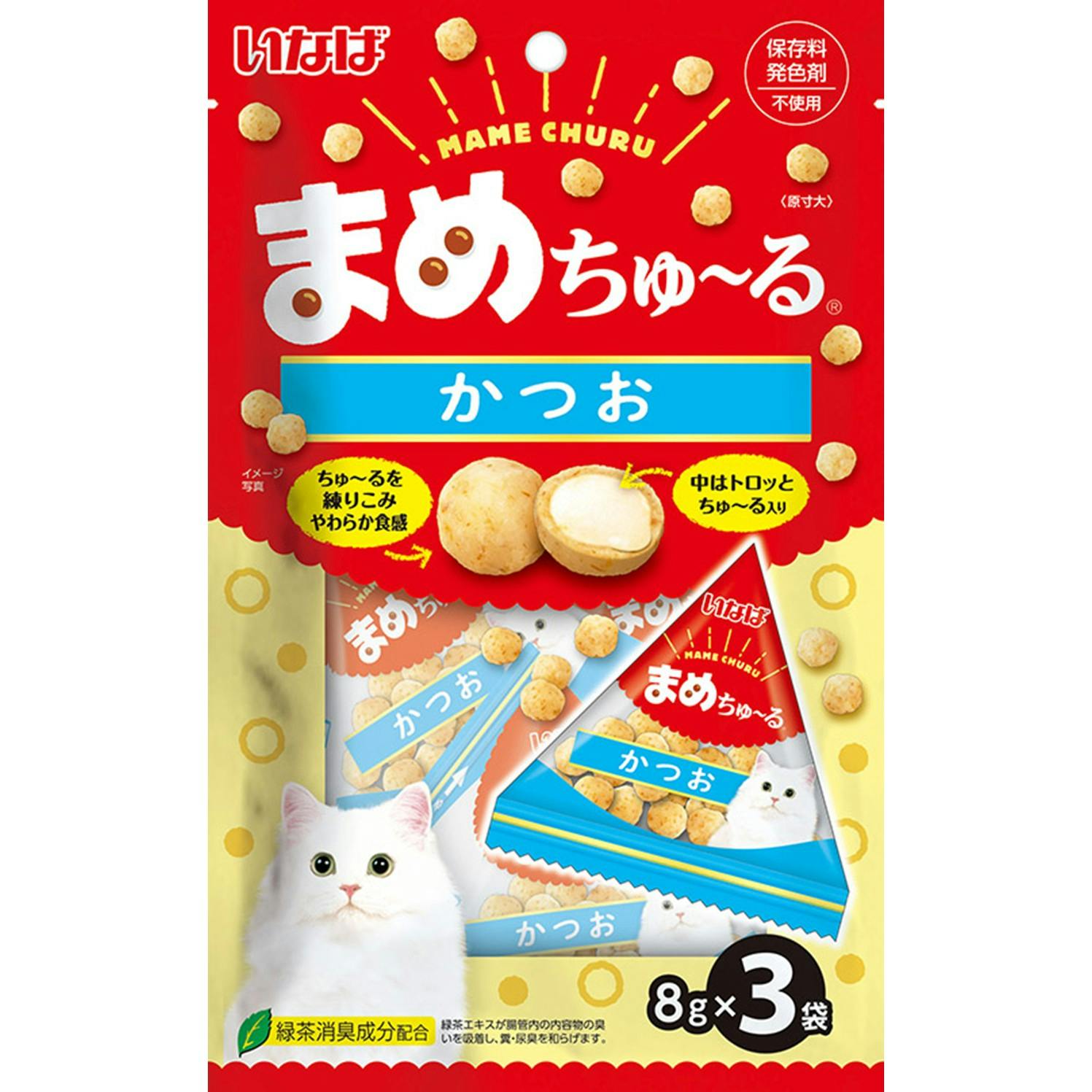 まめちゅーる かつお8g×3P 猫用おやつ ドライパック 3754670001 ペースト・ウェットタイプおやつ(猫) まめちゅーる かつお8g×3P 猫用おやつ ドライパック 3754670001 ペースト・ウェットタイプおやつ(猫)