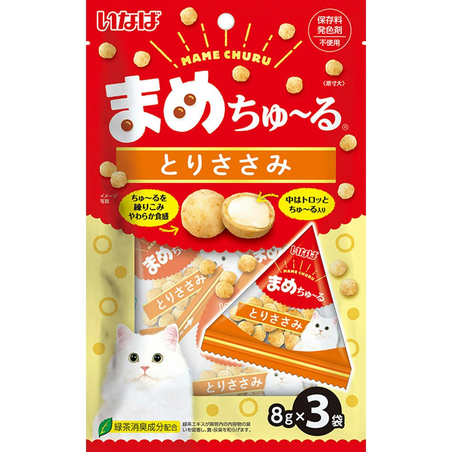 まめちゅーる とりささみ8g×3P 猫用おやつ ドライパック 3754671001 ペースト・ウェットタイプおやつ(猫) まめちゅーる とりささみ8g×3P 猫用おやつ ドライパック 3754671001 ペースト・ウェットタイプおやつ(猫)