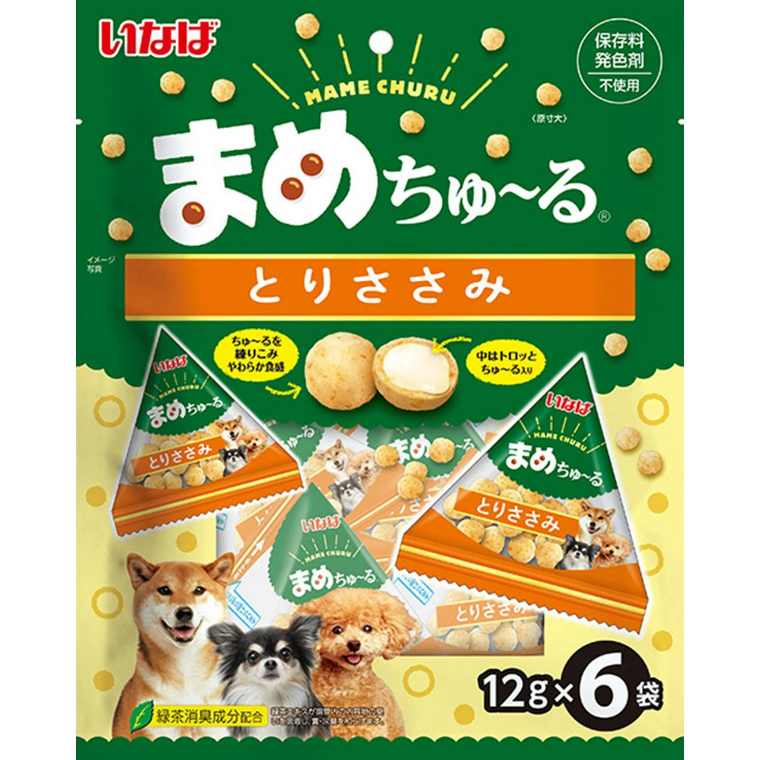 まめちゅーる とりささみ12g×6P 犬用おやつ 保存料・発色剤不使用 3754681001 ペースト・ウェットタイプおやつ まめちゅーる とりささみ12g×6P 犬用おやつ 保存料・発色剤不使用 3754681001 ペースト・ウェットタイプおやつ