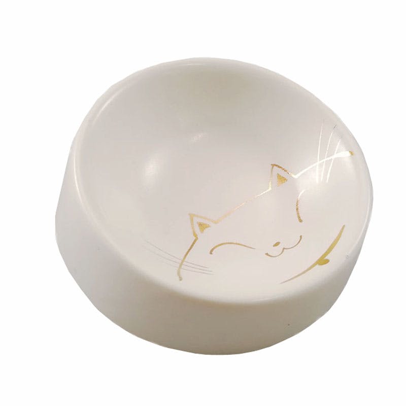 貝沼産業 猫用食器猫の耳Mタイプ白 衛生的 陶器 ペット食器 3870310001 ペット食器 貝沼産業 猫用食器猫の耳Mタイプ白 衛生的 陶器 ペット食器 3870310001 ペット食器