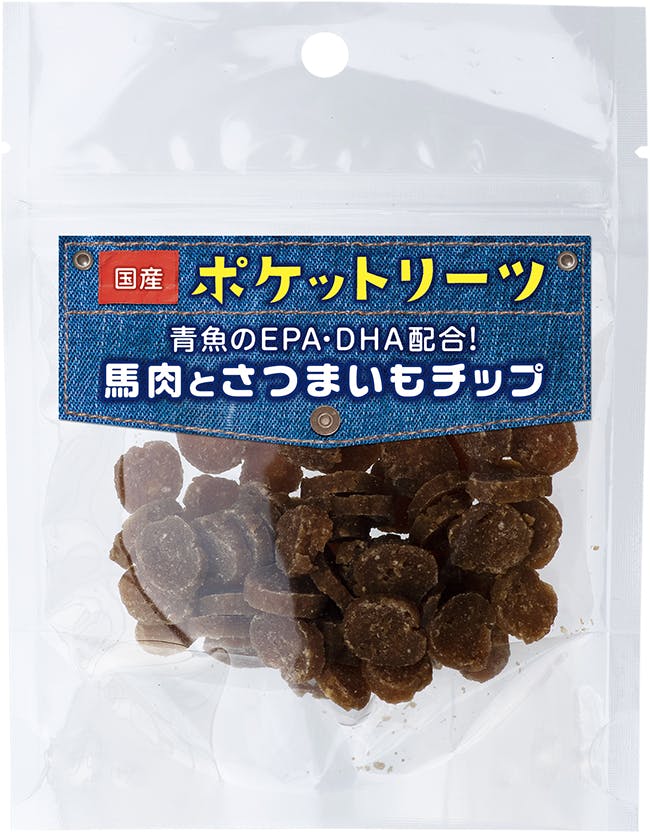 貝沼産業 ポケットリーツ 馬肉とさつまいもチップ25g 犬用おやつ EPA・DHA配合 3870574001 ひんやりマット・プレート 貝沼産業 ポケットリーツ 馬肉とさつまいもチップ25g 犬用おやつ EPA・DHA配合 3870574001 ひんやりマット・プレート