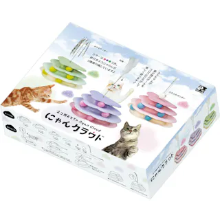 貝沼産業 にゃんクラウドグリーン 猫用おもちゃ 猫じゃらし 鈴付き 3870585001【別送品】