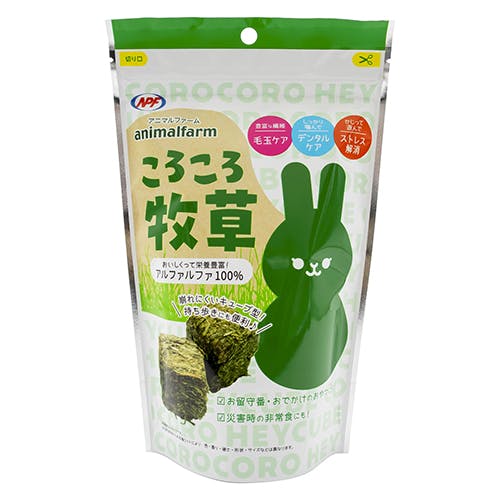 アニマルファーム ころころ牧草240g 小動物フード 天然素材 アルファルファ 4101172001【別送品】