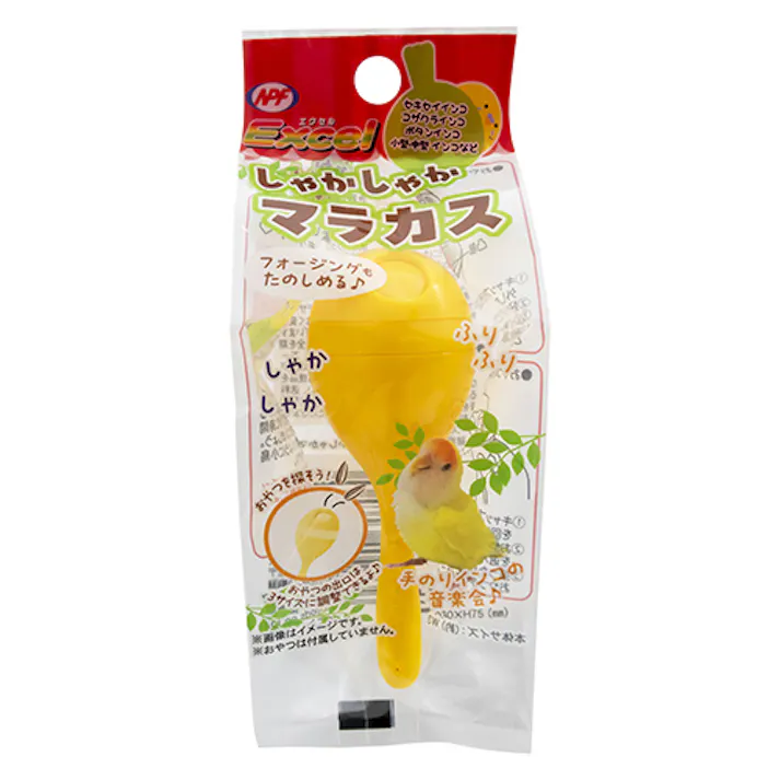 エクセル しゃかしゃかマラカス 鳥用品 おもちゃ 音鳴り 4101177001【別送品】