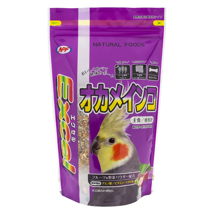 エクセル オカメインコ皮付き500g 鳥フード 主食 4101200001【別送品】