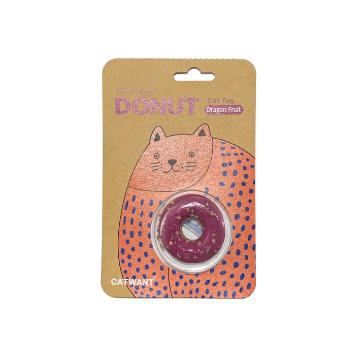 ペットライブラリー またたびドーナッツドラゴンフルーツ 猫用おもちゃ 4380609001【別送品】