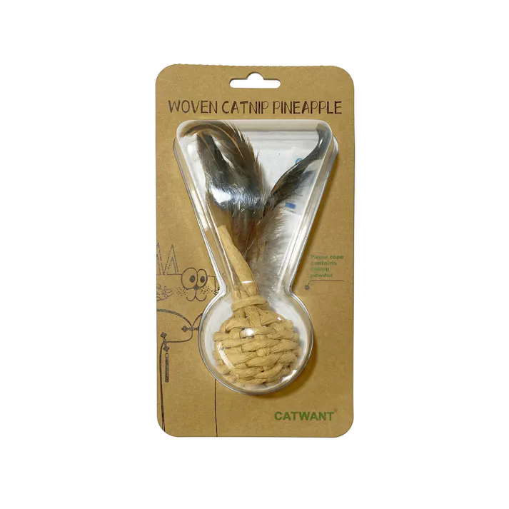 ペットライブラリー キャットニップペーパーパイナップル 猫用おもちゃ 4380621001【別送品】