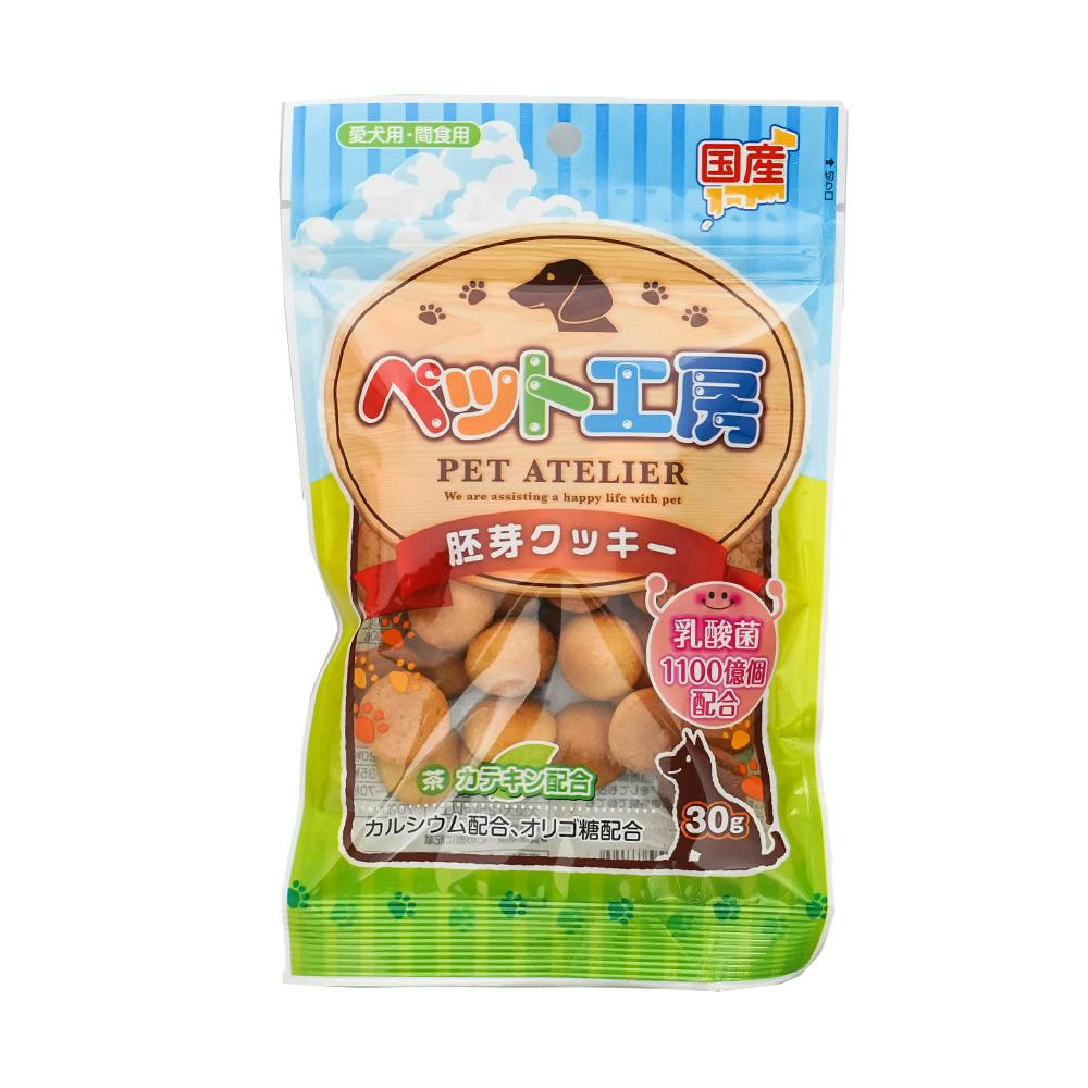ペット工房 胚芽クッキー乳酸菌1100億個30g 犬用おやつ カルシウム・オリゴ糖配合 国産 5240096001 ひんやりマット・プレート ペット工房 胚芽クッキー乳酸菌1100億個30g 犬用おやつ カルシウム・オリゴ糖配合 国産 5240096001 ひんやりマット・プレート