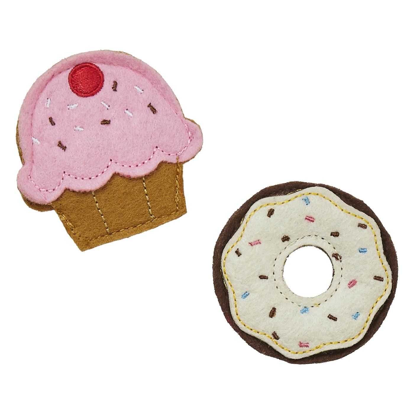 FAD フェルト・トイ/ピンクカップケーキ&ドーナツ 猫用おもちゃ 口腔ケア ぬいぐるみ ピンクカップケーキ&ドーナツ 6782315001 けりぐるみ FAD フェルト・トイ/ピンクカップケーキ&ドーナツ 猫用おもちゃ 口腔ケア ぬいぐるみ ピンクカップケーキ&ドーナツ 6782315001 けりぐるみ