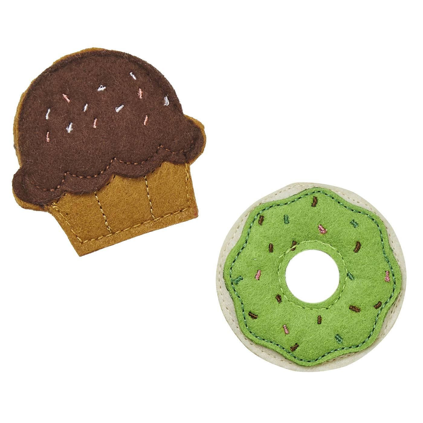 FAD フェルト・トイ/ブラウンカップケーキ&ドーナツ 猫用おもちゃ 口腔ケア ぬいぐるみ ブラウンカップケーキ&ドーナツ 6782316001 けりぐるみ FAD フェルト・トイ/ブラウンカップケーキ&ドーナツ 猫用おもちゃ 口腔ケア ぬいぐるみ ブラウンカップケーキ&ドーナツ 6782316001 けりぐるみ