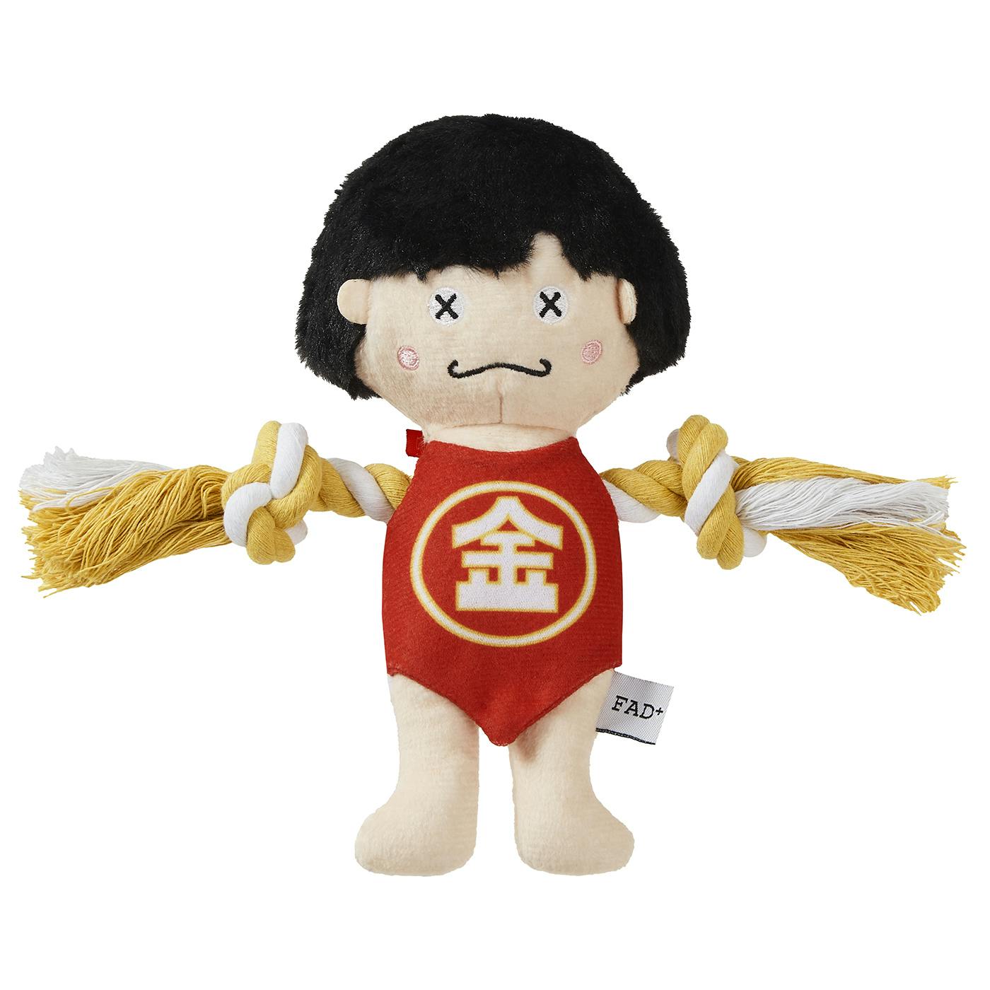 FAD プラッシュトイウィズロープキンタロウ 犬おもちゃ ぬいぐるみ 6782326001【別送品】