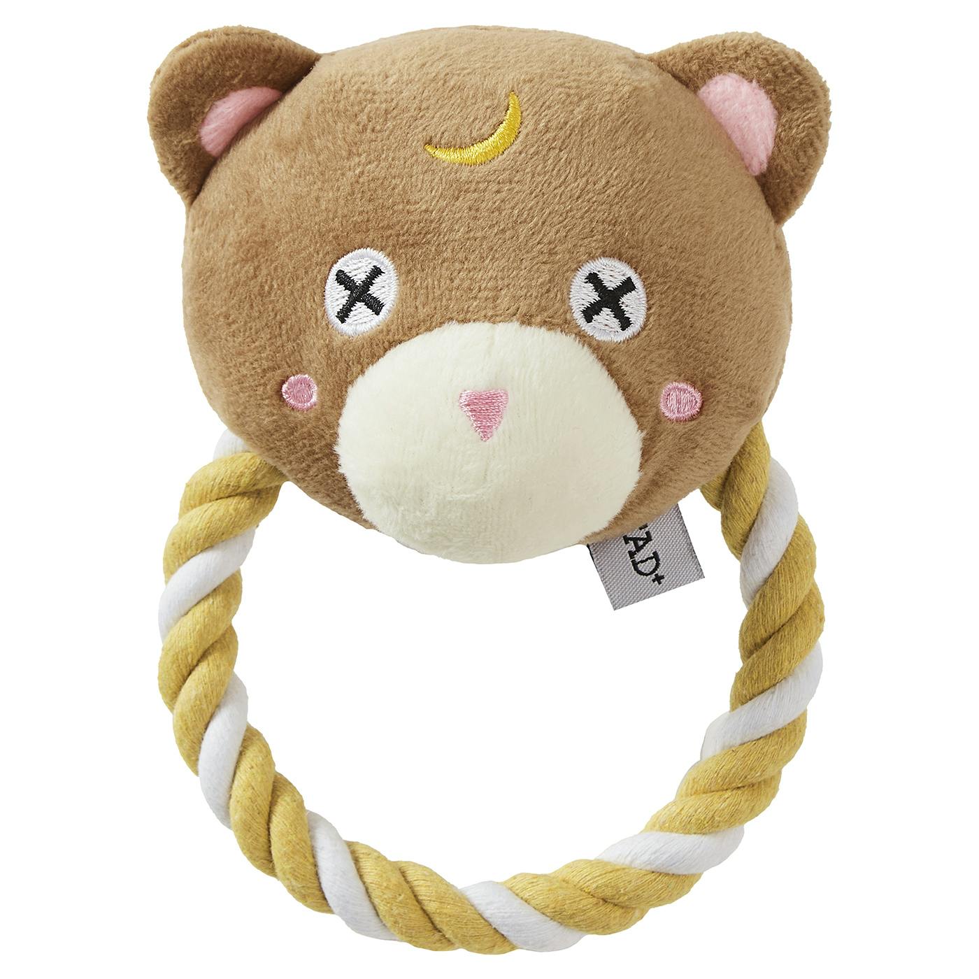 FAD プラッシュトイウィズロープリングツキノワグマ 犬おもちゃ ぬいぐるみ 6782327001 ぬいぐるみ