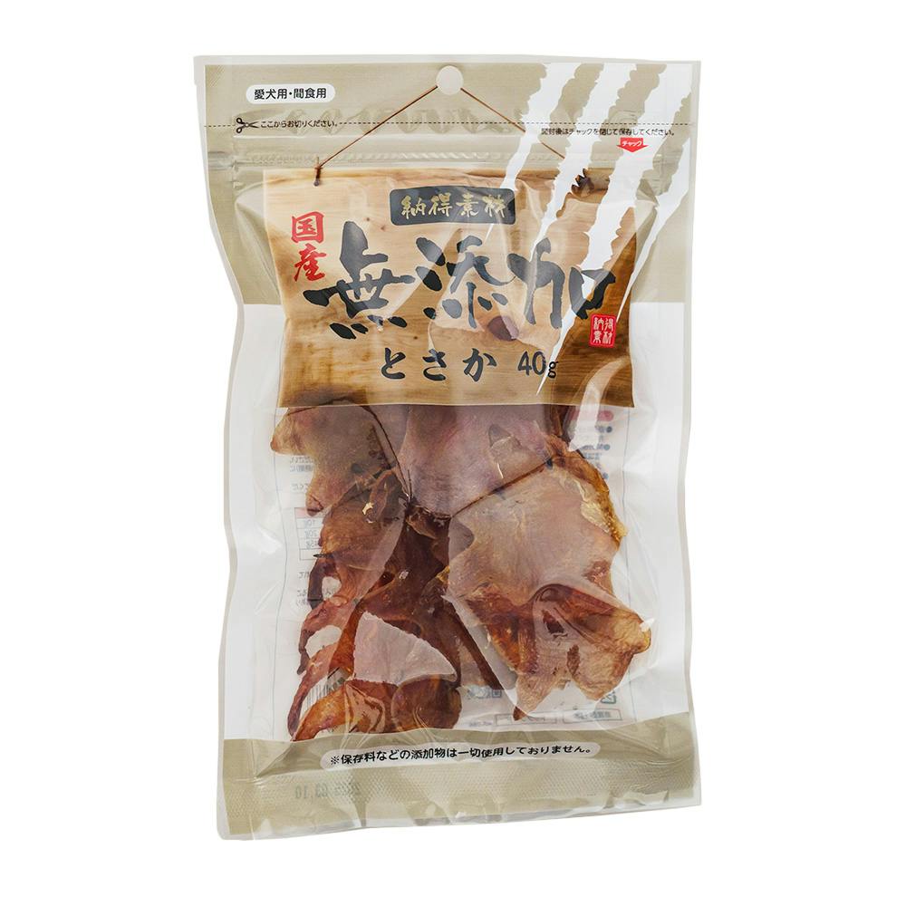 納得素材 とさか40g 犬用おやつ 国産 8120004001【別送品】