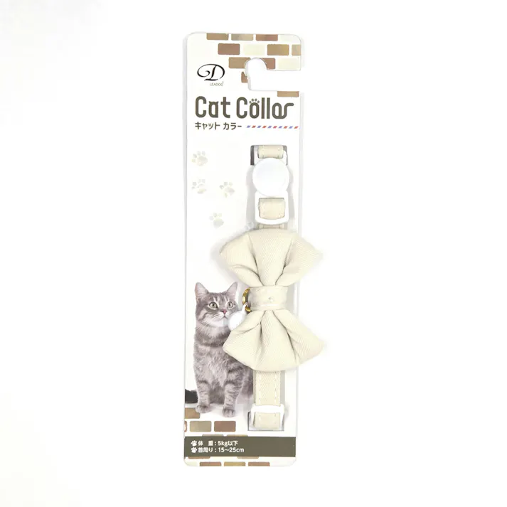 クスミリボンセーフティーカラーCアイボリー 猫 用品 首輪 アイボリー 1712267001【別送品】