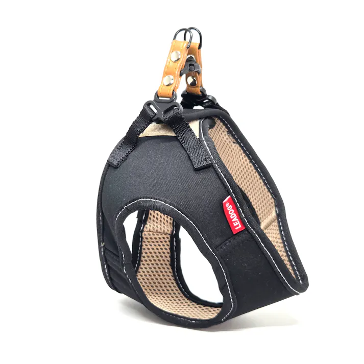 プレインソフトハーネスブラックXS 犬 用品 胴輪 ブラック 1712438001【別送品】