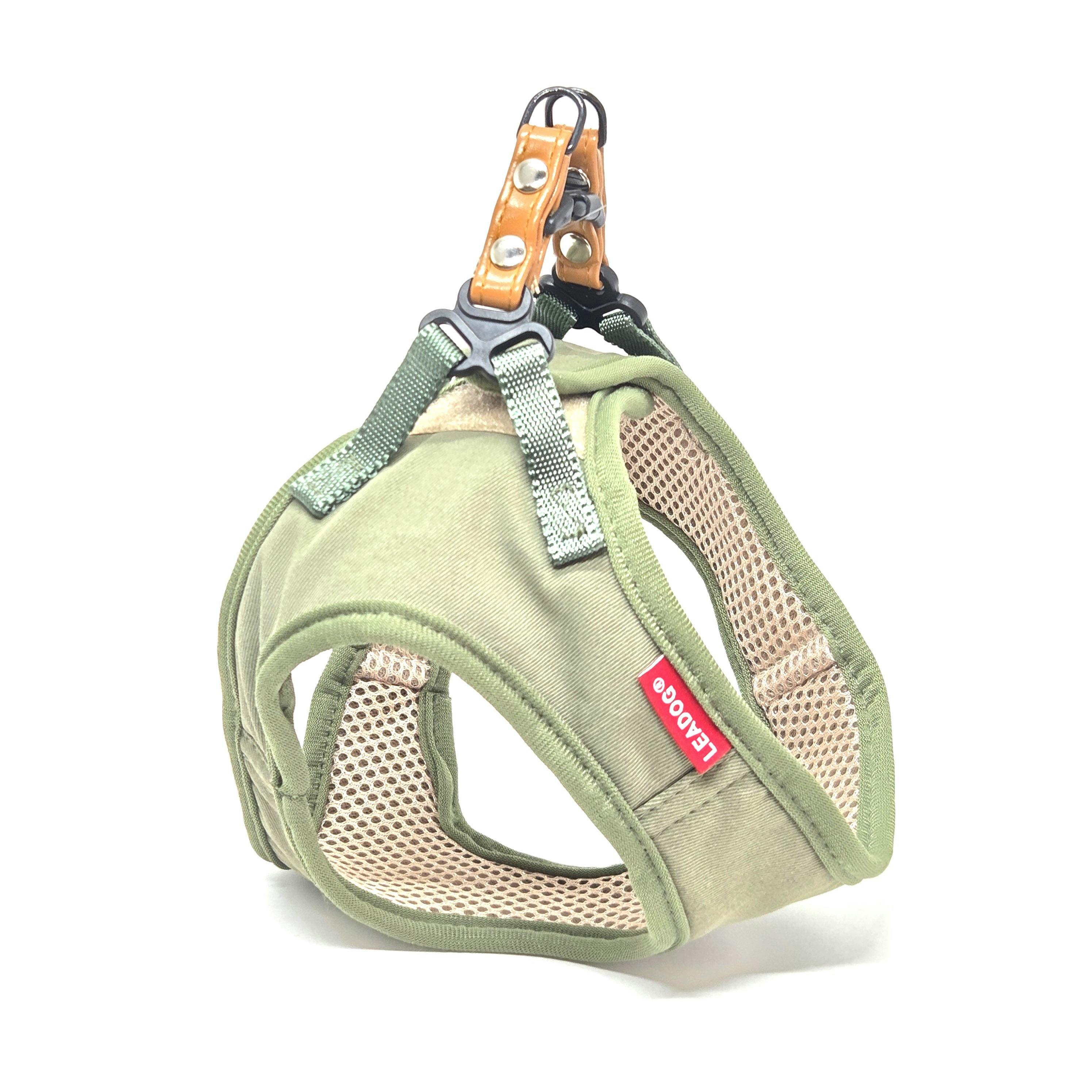 プレインソフトハーネスカーキXXS 犬 用品 胴輪 カーキ 1712443001【別送品】