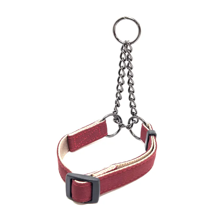 プレインハーフチェーンボルドーSS 犬 用品 首輪 ボルドー 1712470001【別送品】