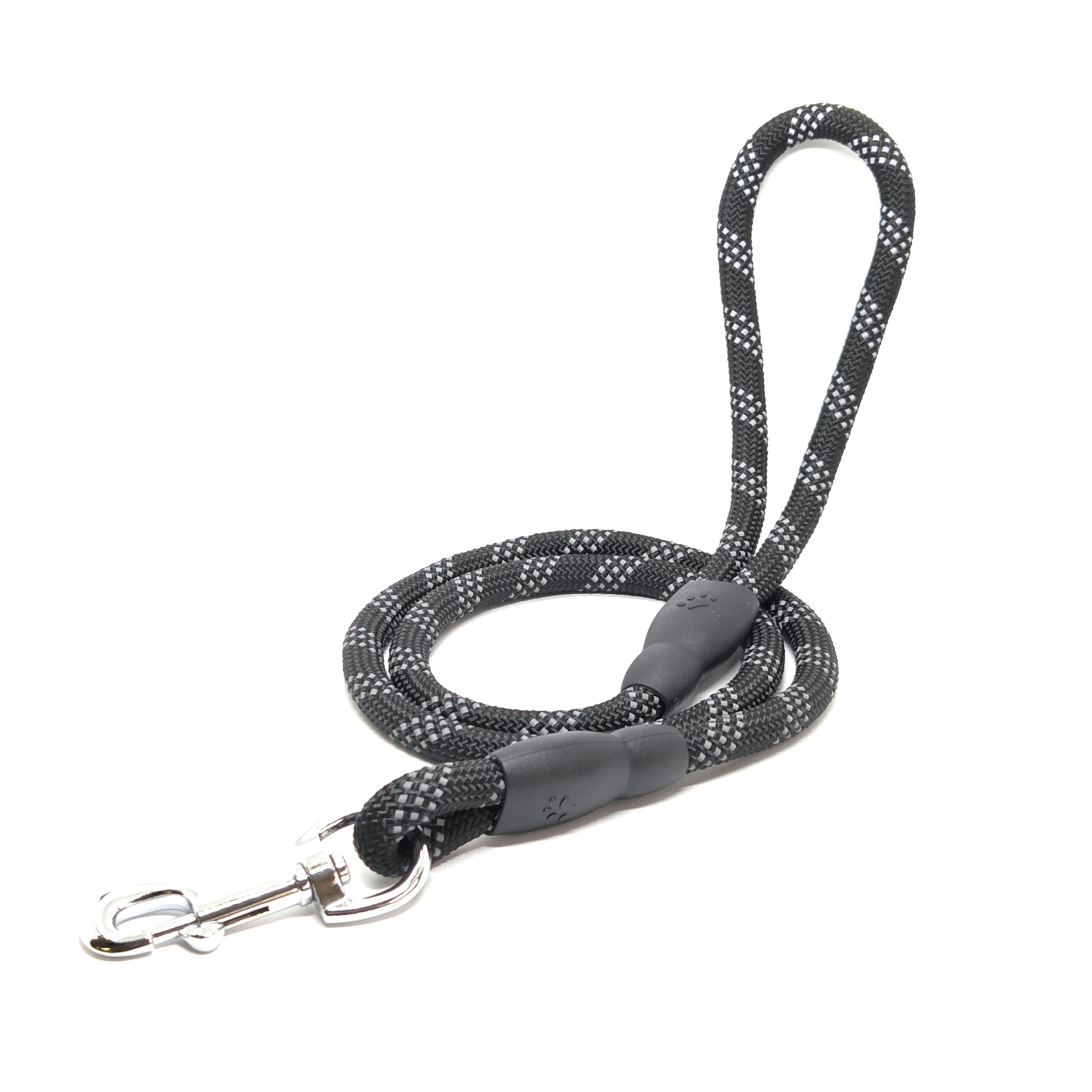 反射丸リードクロ15 犬 用品 引き紐 ブラック 1712495001【別送品】