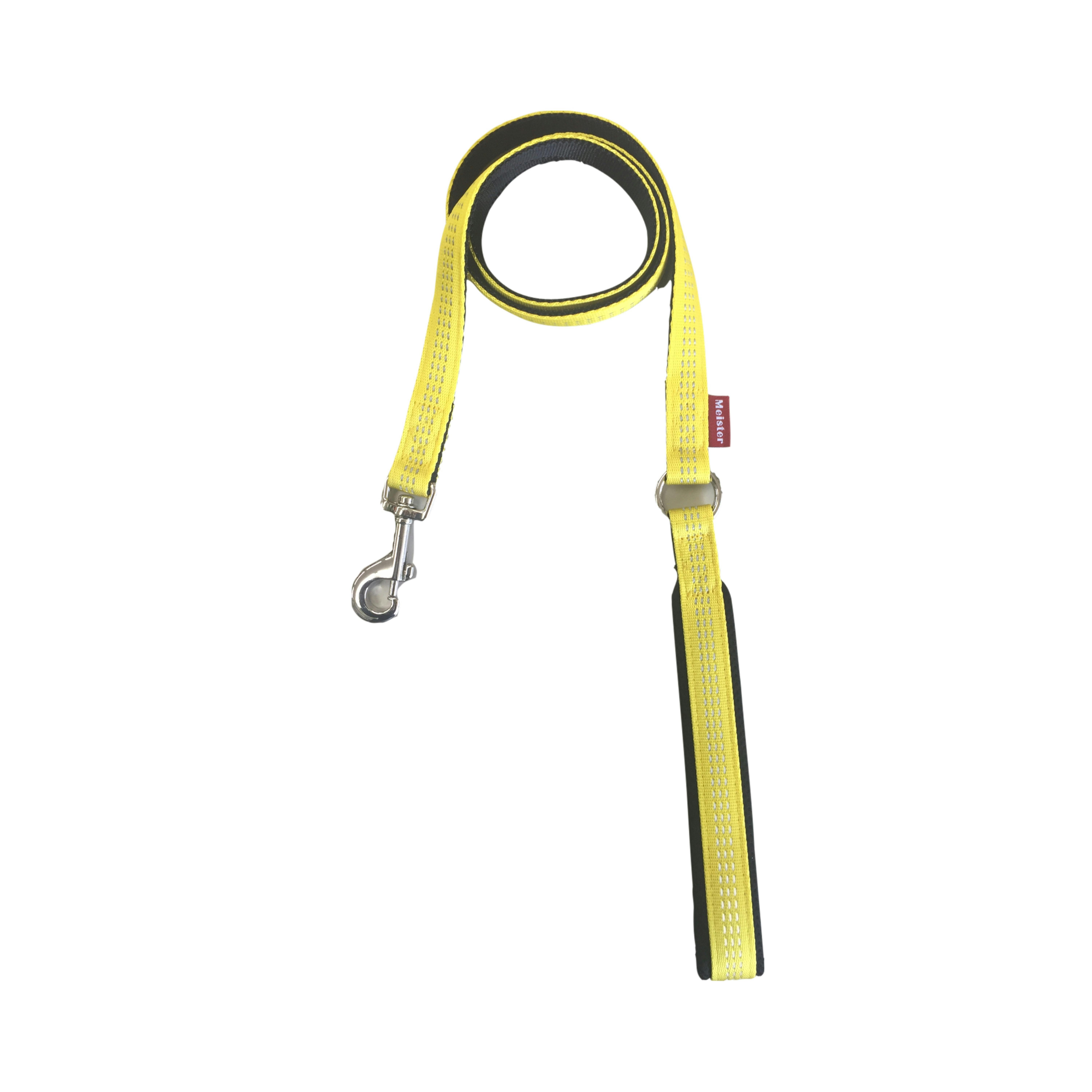 マイスター クッションリード M イエロー×ブラック 犬 用品 引き紐 イエロー×ブラック 3342474001【別送品】