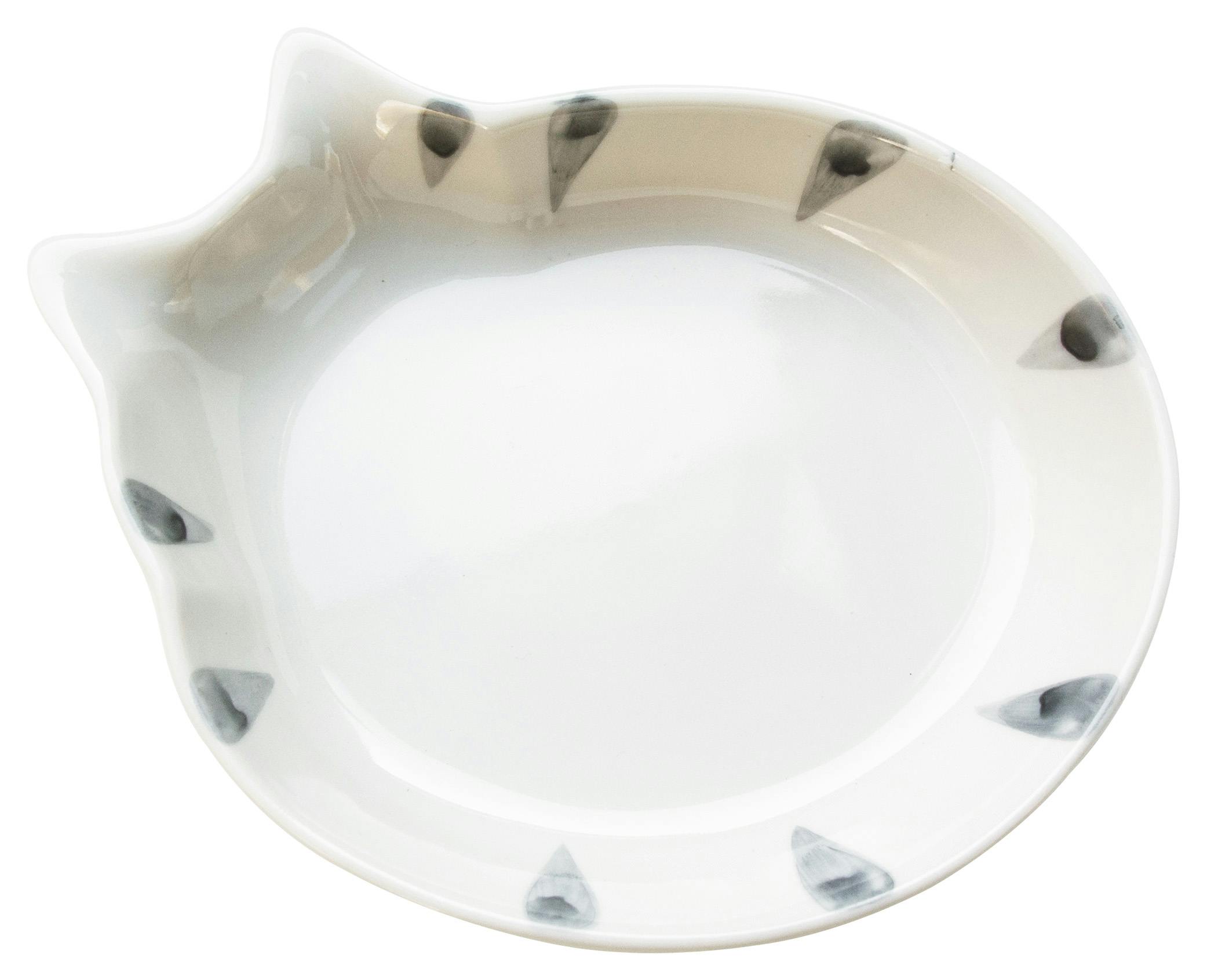 猫用食器 猫の耳 シマ 猫 用品 食器 シマ 3870589001【別送品】