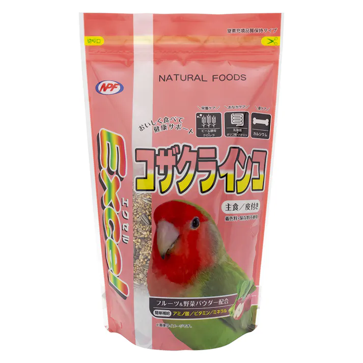 エクセル コザクラインコ皮付き500g 小鳥 フード 洋鳥フード コザクラインコ 4101202001【別送品】