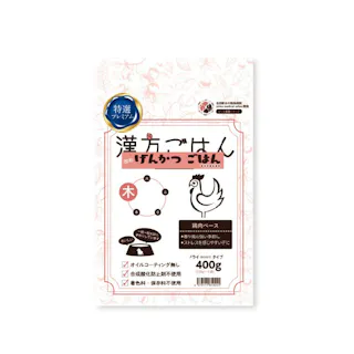 げんかつごはん ドライタイプ 木 400g 食いつきサポート リラックスサポート 薬膳 9530007001【別送品】