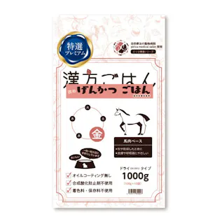 げんかつごはん ドライタイプ 金 1000g 食いつきサポート 皮膚被毛の健康維持 薬膳 9530017001【別送品】