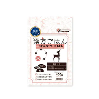 げんかつごはん ドライタイプ 水 400g 食いつきサポート シニア期のシニア期の健康維持 薬膳 9530019001【別送品】
