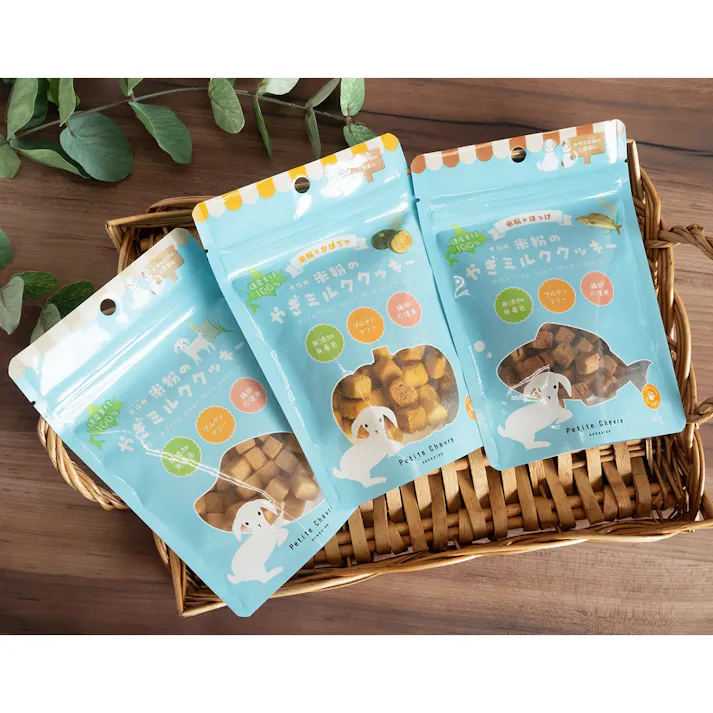 米粉のやぎミルククッキー ほっけ(犬猫用) 40g 北海道産 グルテンフリー ヤギミルク 9670317001【別送品】
