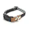 デニムチェックワンタッチカラー ブラック SS ペット用品 犬具 首輪 1712277001【別送品】