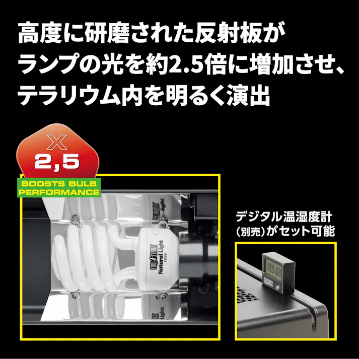 コンパクトトップ45N(2灯式) PT2226 exoterra ケージ ランプ 1744584001【別送品】