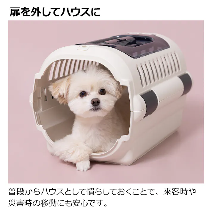 キャンピングキャリーファインR ダブルドアS GR Richell 小型犬 超小型犬 2801377001【別送品】
