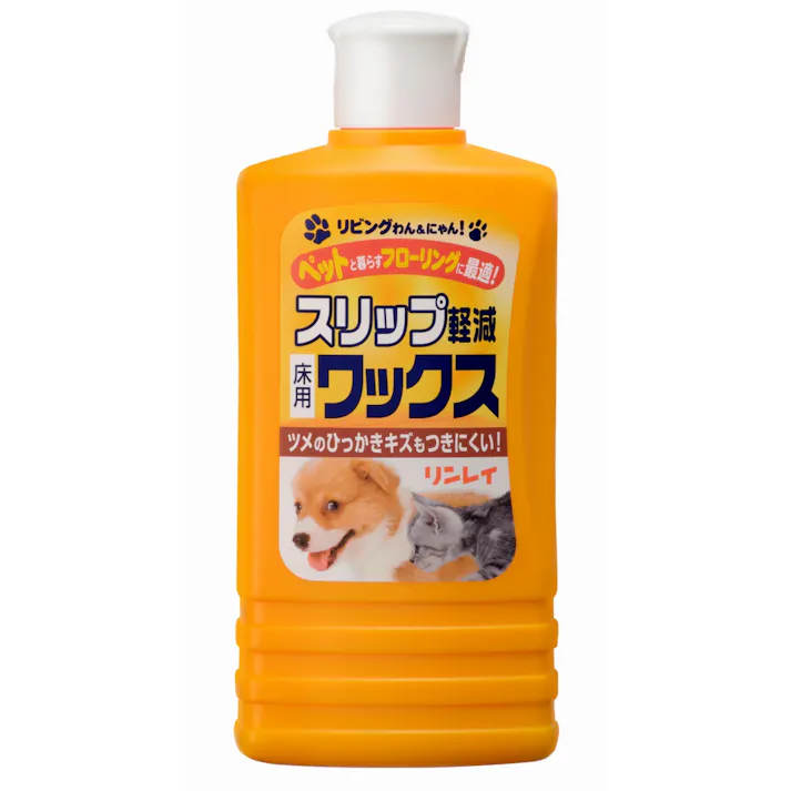 リビングわん&にゃん スリップ軽減ワックス 500ml ペット用品 洗剤・コーティング フローリング 9010003001【別送品】